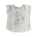 A White Short Sleeve Tops from Bonpoint in size 3T for girl. (Front View)
