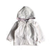 A White Hooded Sweatshirts from Petit Bateau in size 3-6M for girl. (Front View)