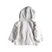 A White Hooded Sweatshirts from Petit Bateau in size 3-6M for girl. (Back View)