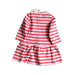 A Red Long Sleeve Dresses from Petit Bateau in size 3-6M for girl. (Back View)