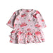A Pink Long Sleeve Dresses from Petit Bateau in size 0-3M for girl. (Front View)