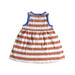 A White Sleeveless Dresses from Petit Bateau in size 2T for girl. (Back View)