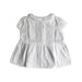 A White Short Sleeve Shirts from Cyrillus in size 3T for girl. (Back View)