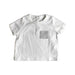 A White Short Sleeve T Shirts from Petit Bateau in size 3-6M for boy. (Front View)