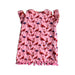 A Pink Short Sleeve Dresses from Maison Q in size 18-24M for girl. (Back View)