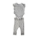 A Grey Short Sleeve Bodysuits from Mothercare in size 6-12M for neutral. (Back View)