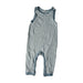 A Blue Sleeveless Rompers from Mori in size 6-12M for neutral. (Front View)