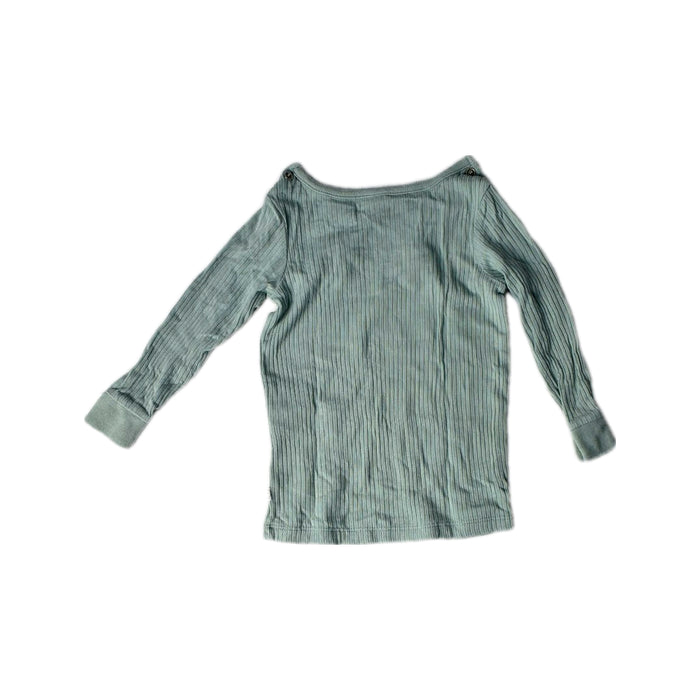 A Green Pyjama Sets from Mori in size 6-12M for girl. (Back View)