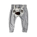 A Grey Casual Pants from Mori in size 6-12M for girl. (Back View)