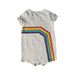 A White Short Sleeve Rompers from Disney x Le Petit Society in size 6-12M for girl. (Back View)