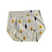 A White Underwear from Le Petit Society in size 0-3M for neutral. (Front View)