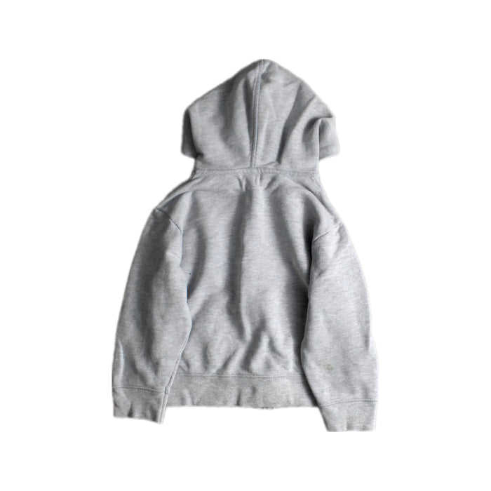 A Grey Hooded Sweatshirts from Petit Bateau in size 4T for boy. (Back View)