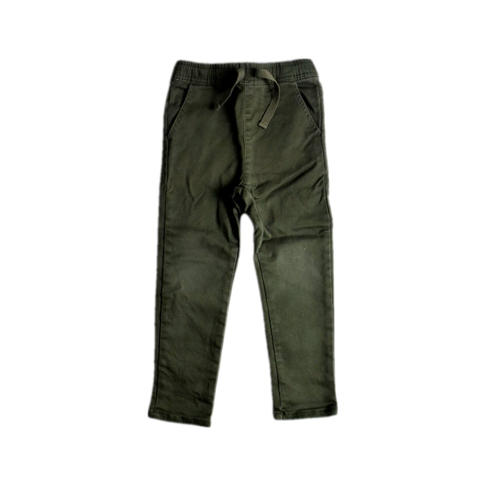 A Green Casual Pants from Seed in size 4T for boy. (Front View)