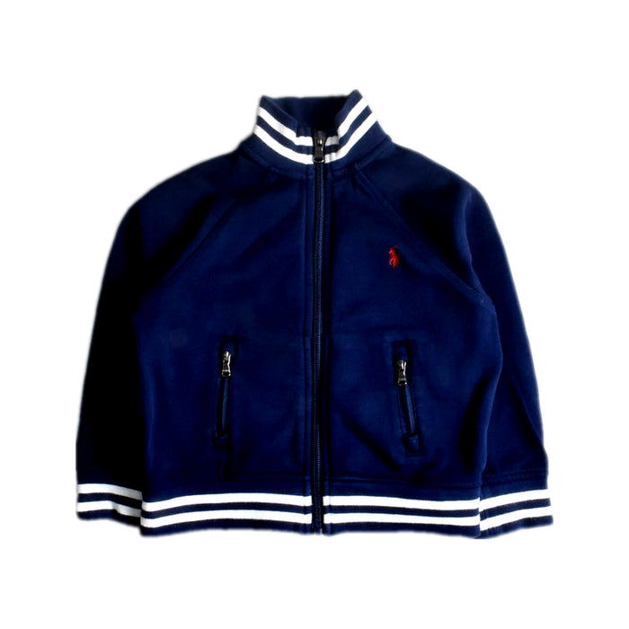 A Navy Lightweight Jackets from Polo Ralph Lauren in size 3T for boy. (Front View)