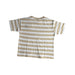 A Beige Short Sleeve T Shirts from Seed in size 4T for boy. (Back View)
