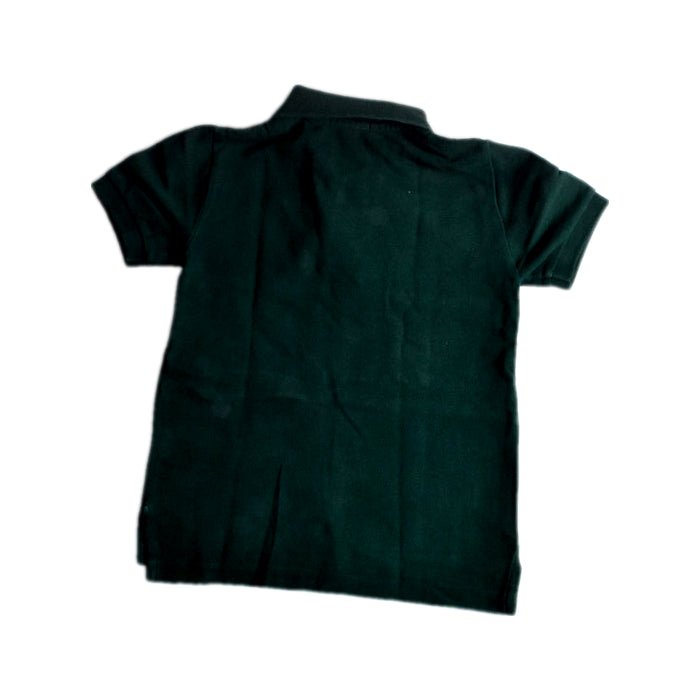 A Green Short Sleeve Polos from Polo Ralph Lauren in size 4T for boy. (Back View)