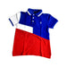 A Blue Short Sleeve Polos from Polo Ralph Lauren in size 4T for boy. (Front View)