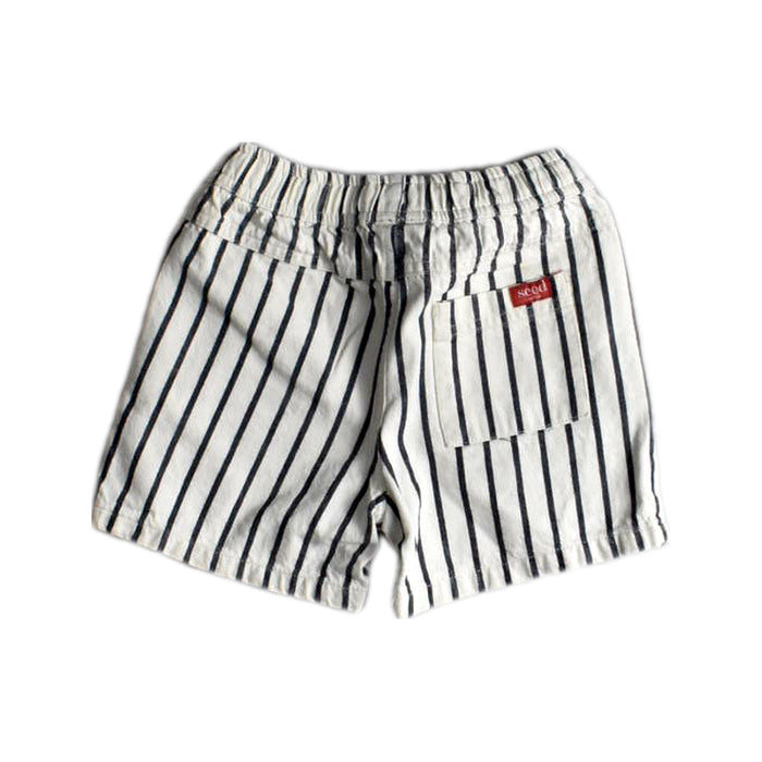 A White Shorts from Seed in size 3T for boy. (Back View)