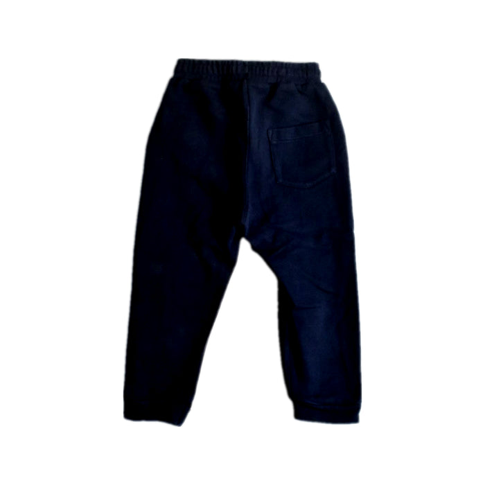 A Black Sweatpants from Petit Bateau in size 4T for boy. (Back View)
