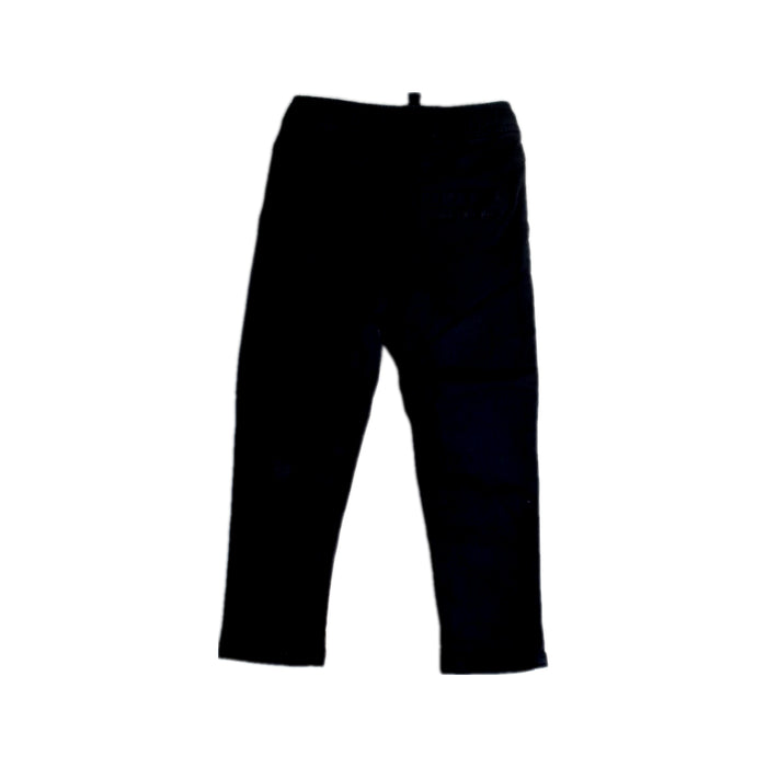 A Black Casual Pants from Seed in size 4T for boy. (Back View)
