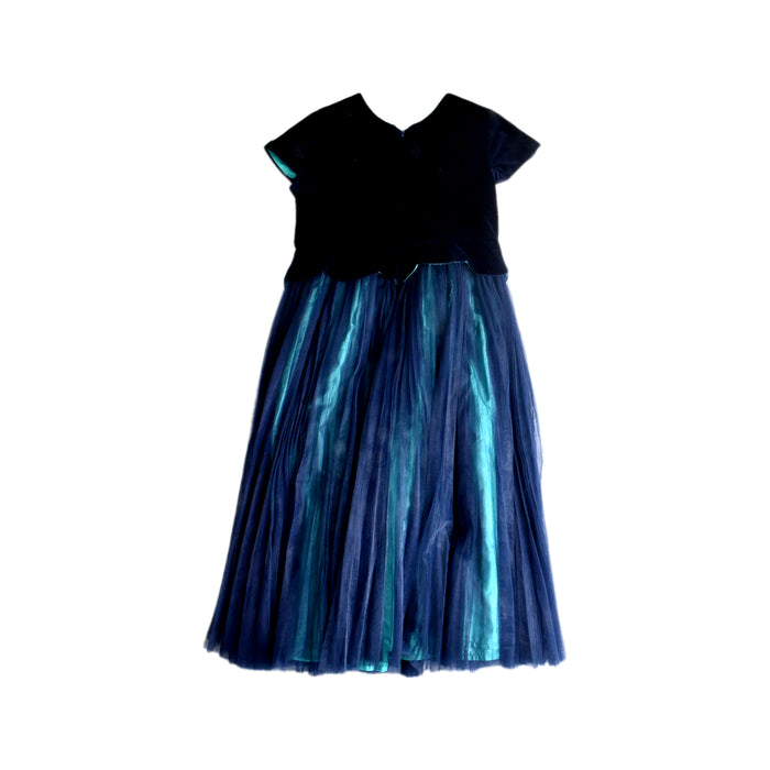 A Black Short Sleeve Dresses from Jacadi in size 10Y for girl. (Back View)