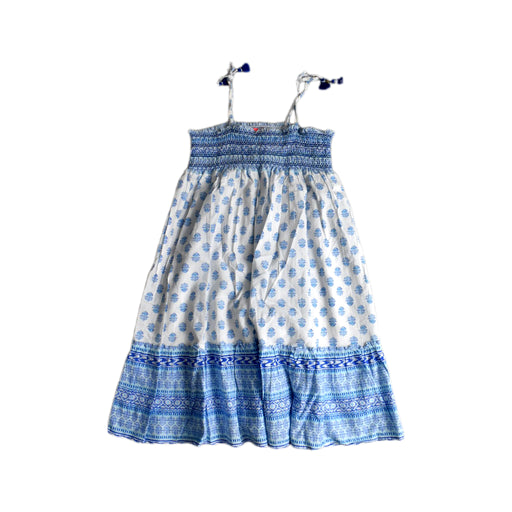 A Blue Sleeveless Dresses from Sunuva in size 9Y for girl. (Front View)