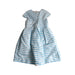 A Blue Short Sleeve Dresses from Jacadi in size 10Y for girl. (Front View)