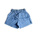 A Blue Shorts from Château de Sable in size 10Y for girl. (Front View)
