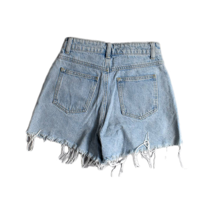 A Blue Shorts from Seed in size 12Y for girl. (Back View)