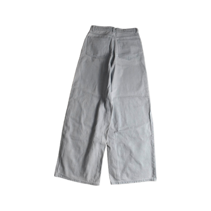 A Grey Casual Pants from Seed in size 12Y for girl. (Back View)