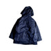 A Navy Coats from Jacadi in size 4T for neutral. (Back View)