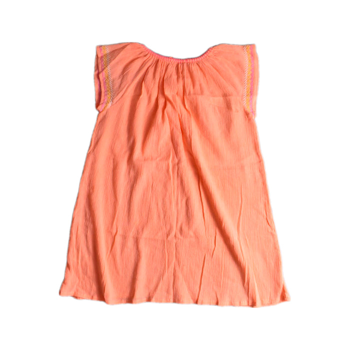 A Orange Short Sleeve Dresses from Sunuva in size 7Y for girl. (Back View)