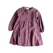 A Purple Long Sleeve Dresses from Studio Boheme Paris  in size 6T for girl. (Front View)