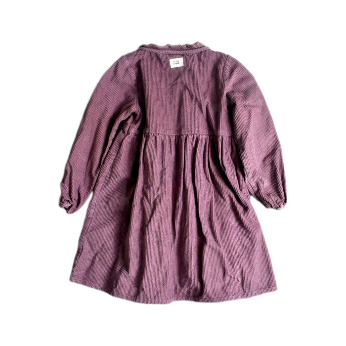 A Purple Long Sleeve Dresses from Studio Boheme Paris  in size 6T for girl. (Back View)