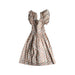A Peach Sleeveless Dresses from Elizabeth Little in size 4T for girl. (Front View)