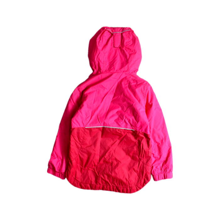 A Pink Lightweight Jackets from Columbia in size 4T for girl. (Back View)