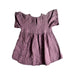 A Purple Short Sleeve Dresses from Jamie Kay in size 3T for girl. (Back View)