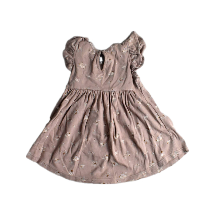 A Taupe Short Sleeve Dresses from Jamie Kay in size 2T for girl. (Back View)
