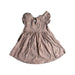 A Taupe Short Sleeve Dresses from Jamie Kay in size 2T for girl. (Back View)