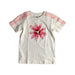 A Ivory Short Sleeve T Shirts from Adidas in size 18-24M for girl. (Front View)