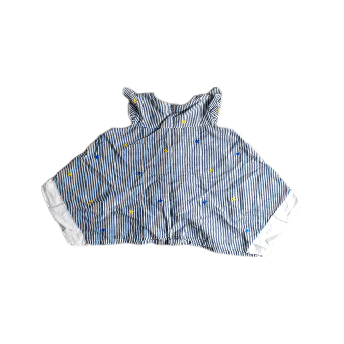 A Blue Sleeveless Dresses from Hakka in size 18-24M for girl. (Back View)