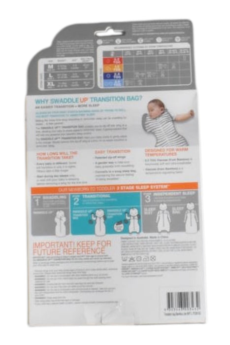 A Grey Swaddles from Love To Dream in size 6-12M for neutral. (Back View)