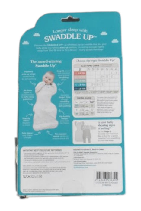 A White Swaddles from Love To Dream in size 0-3M for neutral. (Back View)
