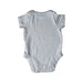 A Blue Short Sleeve Bodysuits from Mothercare in size 0-3M for boy. (Back View)