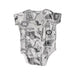 A White Short Sleeve Bodysuits from Mothercare in size 0-3M for neutral. (Back View)