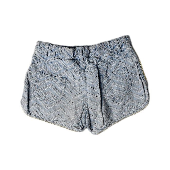 A Blue Shorts from Gingersnaps in size 10Y for girl. (Back View)