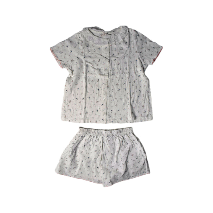 A White Pyjama Sets from Cyrillus in size 10Y for girl. (Front View)