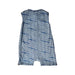 A Blue Sleeveless Rompers from Chateau de Sable in size 3-6M for boy. (Back View)