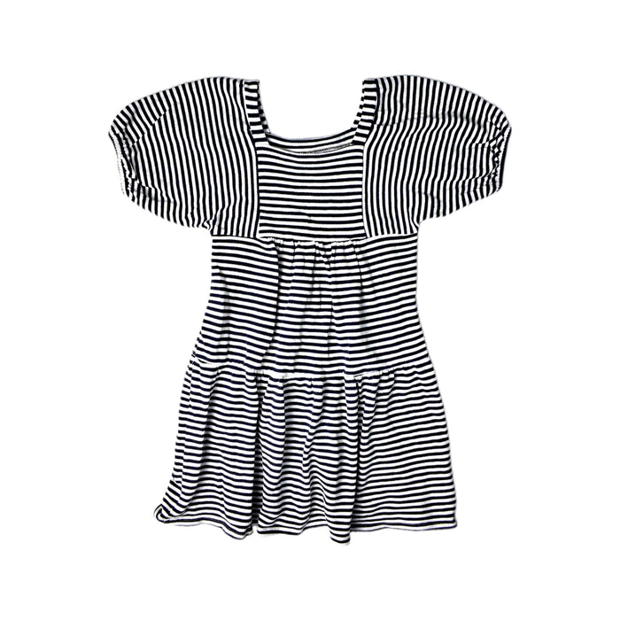 A Black Short Sleeve Dresses from Seed in size 9Y for girl. (Front View)