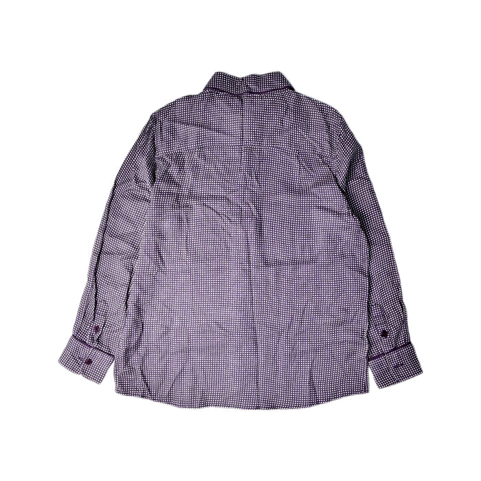 A Purple Long Sleeve Shirts from Caramel in size 12Y for boy. (Back View)